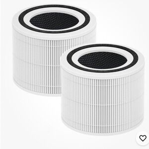 Funmit HEPA Air Purifier Filter Replacement | Core 300-RF‎ (White) 2 Pack